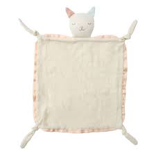 Meri Meri Doudou Cat Comforter - Peach