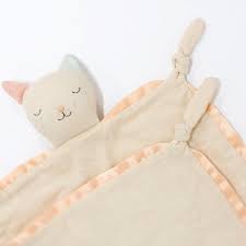 Meri Meri Doudou Cat Comforter - Peach